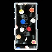 Coque Sony Xperia P Disque vynil