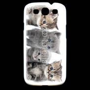 Coque Samsung Galaxy S3 Groupe de chatons