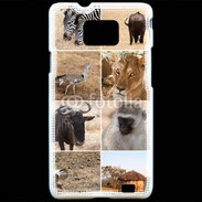 Coque Samsung Galaxy S2 Les animaux de la savane