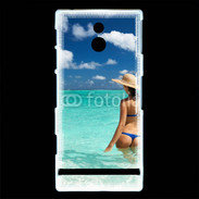 Coque Sony Xperia P Plage sexy
