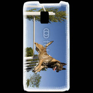 Coque LG P990 Chien agility
