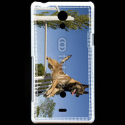 Coque Sony Xperia T Chien agility