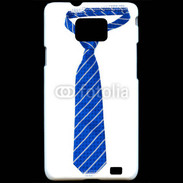 Coque Samsung Galaxy S2 Cravate bleue