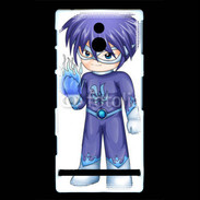 Coque Sony Xperia P Chibi style illustration of a superhero