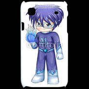 Coque Samsung Galaxy S Chibi style illustration of a superhero