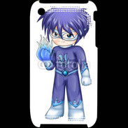 Coque iPhone 3G / 3GS Chibi style illustration of a superhero