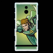 Coque Sony Xperia P Recycle Hero (with a cape)