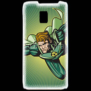 Coque LG P990 Recycle Hero (with a cape)
