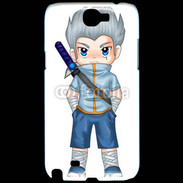 Coque Samsung Galaxy Note 2 Chibi style illustration of a superhero 2