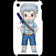 Coque iPhone 3G / 3GS Chibi style illustration of a superhero 2