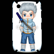 Coque Black Berry 8520 Chibi style illustration of a superhero 2
