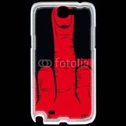 Coque Samsung Galaxy Note 2 Red hand show fuck