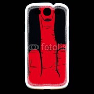 Coque Samsung Galaxy S3 Red hand show fuck