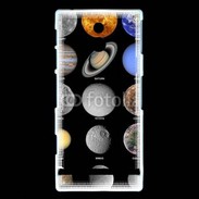 Coque Sony Xperia P Système solaire