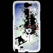 Coque Samsung Galaxy Note 2 Graffiti Ski