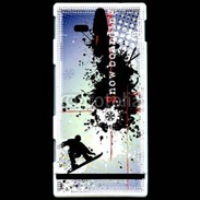 Coque SONY Xperia U Graffiti Ski