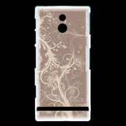 Coque Sony Xperia P motif fleuri 4