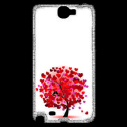 Coque Samsung Galaxy Note 2 Arbre coeurs