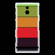 Coque Sony Xperia P couleurs 