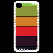Coque iPhone 4 / iPhone 4S couleurs 