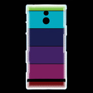 Coque Sony Xperia P couleurs 2