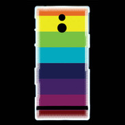 Coque Sony Xperia P couleurs 5