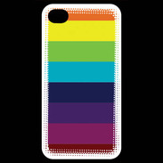 Coque iPhone 4 / iPhone 4S couleurs 5