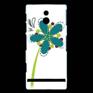 Coque Sony Xperia P fleurs 2