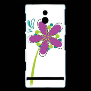 Coque Sony Xperia P fleurs 4