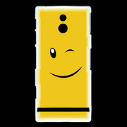 Coque Sony Xperia P smiley 1