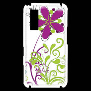 Coque Samsung Player One motif floral vert