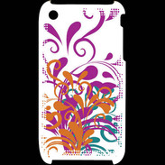Coque iPhone 3G / 3GS motif floral orange