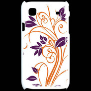 Coque Samsung Galaxy S motif flora violet