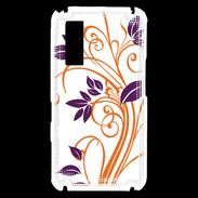 Coque Samsung Player One motif flora violet