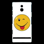 Coque Sony Xperia P smiley 5