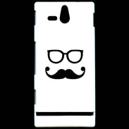 Coque SONY Xperia U moustache 1