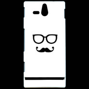 Coque SONY Xperia U moustache 2