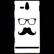 Coque SONY Xperia U moustache 3