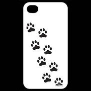 Coque iPhone 4 / iPhone 4S pattes de chats/chiens 1