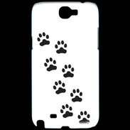 Coque Samsung Galaxy Note 2 pattes de chats/chiens 1