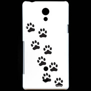 Coque Sony Xperia T pattes de chats/chiens 1