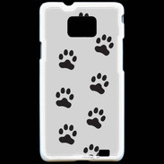 Coque Samsung Galaxy S2 pattes de chats/chiens 2