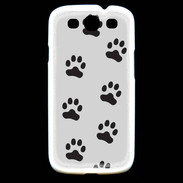 Coque Samsung Galaxy S3 pattes de chats/chiens 2