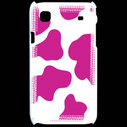 Coque Samsung Galaxy S vache rose
