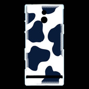 Coque Sony Xperia P vache bleue 