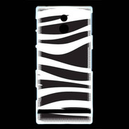 Coque Sony Xperia P zèbre