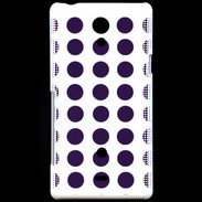 Coque Sony Xperia T pois prune