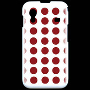 Coque Samsung ACE S5830 pois rouge