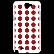 Coque Samsung Galaxy Note 2 pois rouge