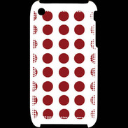 Coque iPhone 3G / 3GS pois rouge